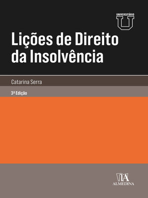 cover image of Lições de Direito da Insolvência--3ª Edição